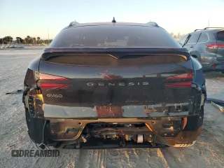 2024 Genesis GV60 Advanced z VIN KMUKCDSC6RU021775, wystawiony jako Copart lot #82183794 z przebiegiem 3689 mil mil oraz Szkody całkowita. Historia ofert i sprzedaży dostępna na DreamBid. Obrazek 6.