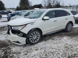 2018 Acura MDX Technology with VIN 5J8YD4H71JL013020, listed as a Copart auction lot 88978185 with 82,666 mi miles and Salvage title. Bid and sale history available at DreamBid. Image 1.