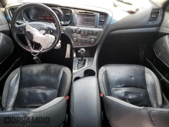 2013 Kia Optima SX with VIN 5XXGR4A65DG153959, listed as a Copart auction lot 52216175 with 112,332 mi miles and Salvage Title. Bid and sale history available at carsss.com. Image 8.