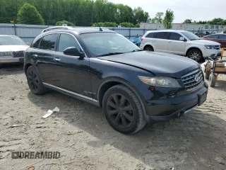 2006 Infiniti FX with VIN JNRBS08W56X401362, listed as a Copart auction lot 54394305 with 146,540 mi miles and Clean Title. Bid and sale history available at carsss.com. Image 4.