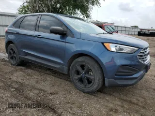 2019 Ford Edge SE with VIN 2FMPK3G93KBB75595, listed as a Copart auction lot 54278415 with 57,663 mi miles and Salvage title. Bid and sale history available at DreamBid. Image 4.