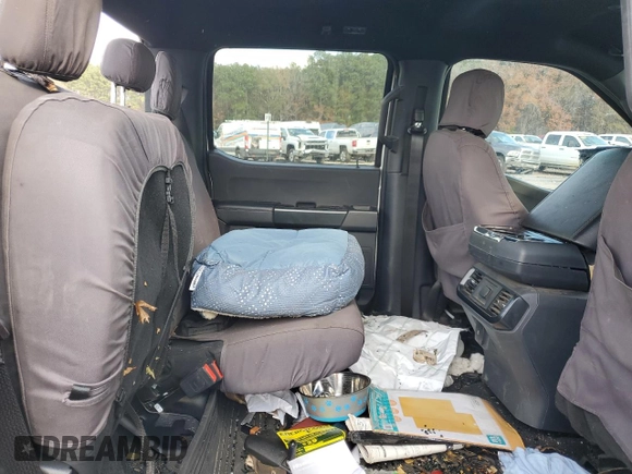 2023 Ford F-150 XL with VIN 1FTEW1EPXPKF22701, listed as a Copart auction lot 85271204 with 0 mi miles and Salvage Title. Bid and sale history available at carsss.com. Image 11.