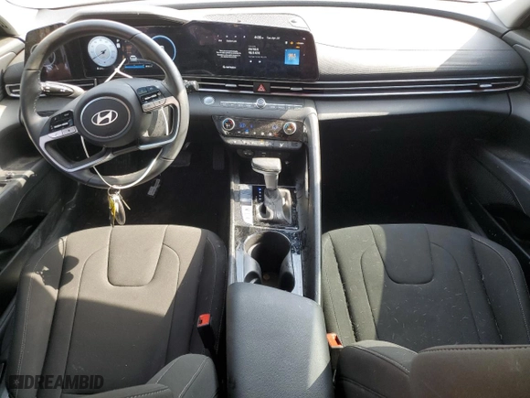 2024 Hyundai Elantra SEL with VIN KMHLS4DG3RU808222, listed as a Copart auction lot 54051305 with 9,880 mi miles and Salvage Title. Bid and sale history available at carsss.com. Image 8.