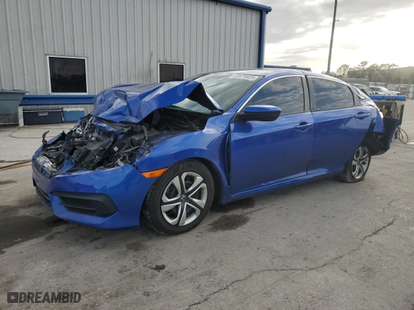 2018 Honda Civic Sedan LX with VIN 2HGFC2F59JH561781, listed as a Copart auction lot 47679925 with 60,950 mi miles and Non Repairable. Bid and sale history available at carsss.com. Image 1.