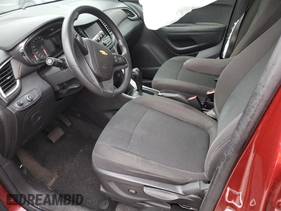2022 Chevrolet Trax LS with VIN KL7CJNSM8NB503422, listed as a Copart auction lot 38835324 with 41,612 mi miles and Salvage Title. Bid and sale history available at carsss.com. Image 7.