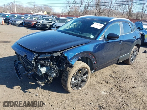 2024 Mazda CX-30 2.5 S Select Sport with VIN 3MVDMBBM3RM613417, listed as a IAAI auction lot 41768210 with 2,374 mi miles. Bid and sale history available at carsss.com. Image 2.