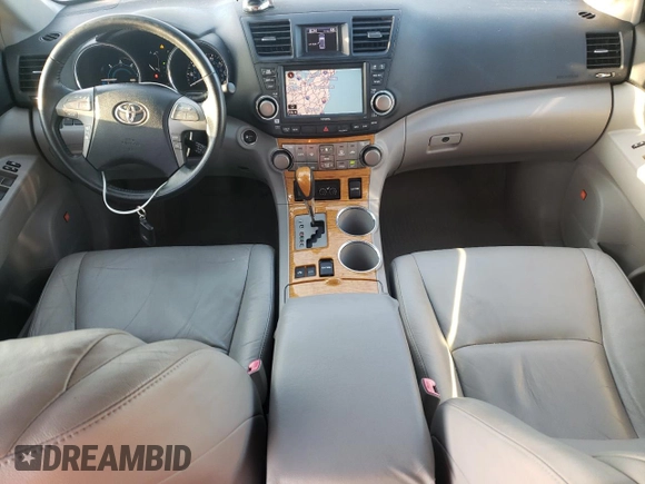 2009 Toyota Highlander Limited with VIN JTEEW44A492028718, listed as a Copart auction lot 48860015 with 145,886 mi miles and Salvage title. Bid and sale history available at DreamBid. Image 8.