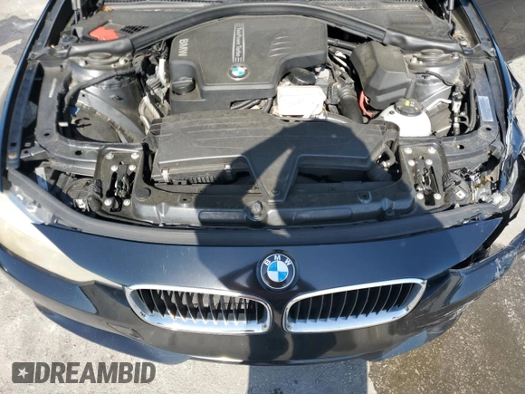 2015 BMW 3 Series 328i with VIN WBA3A5C57FP605385, listed as a Copart auction lot 54703705 with 129,294 mi miles and Salvage title. Bid and sale history available at DreamBid. Image 11.