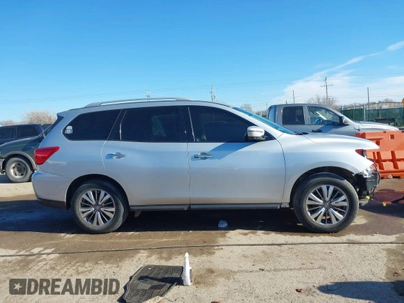 2020 Nissan Pathfinder SL with VIN 5N1DR2CN0LC604351, listed as a IAAI auction lot 41179117 with 80,861 mi miles. Bid and sale history available at carsss.com. Image 14.