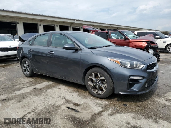 2019 Kia Forte LXS with VIN 3KPF24AD3KE041293, listed as a Copart auction lot 54855465 with 167,155 mi miles and Salvage title. Bid and sale history available at DreamBid. Image 4.