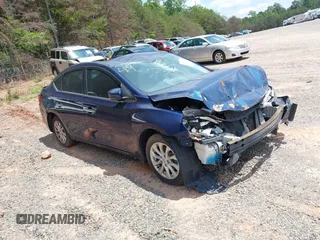 2018 Nissan Sentra SV with VIN 3N1AB7AP3JL623350, listed as a IAAI auction lot 38741920 with 65,230 mi miles. Bid and sale history available at carsss.com. Image 1.