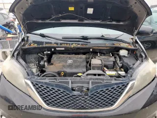 2011 Toyota Sienna SE with VIN 5TDXK3DC1BS058195, listed as a Copart auction lot 55395835 with 172,413 mi miles and Salvage title. Bid and sale history available at DreamBid. Image 12.