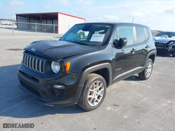 2023 Jeep Renegade Upland with VIN ZACNJDB13PPP66046, listed as a IAAI auction lot 41487563 with 32,282 mi miles. Bid and sale history available at carsss.com. Image 17.