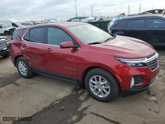 2024 Chevrolet Equinox LT with VIN 3GNAXKEG0RS229616, listed as a Copart auction lot 84400634 with 5,880 mi miles and Non Repairable. Bid and sale history available at carsss.com. Image 4.