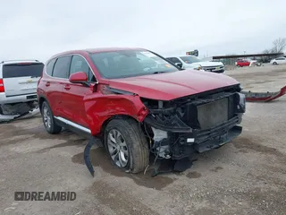 2020 Hyundai Santa Fe SEL with VIN 5NMS3CAD8LH138165, listed as a IAAI auction lot 41624458 with 115,944 mi miles. Bid and sale history available at carsss.com. Image 1.