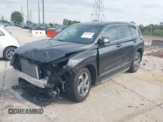 2021 Hyundai Santa Fe SE with VIN 5NMS14AJ7MH355662, listed as a IAAI auction lot 41848014 with 49,570 mi miles. Bid and sale history available at carsss.com. Image 20.