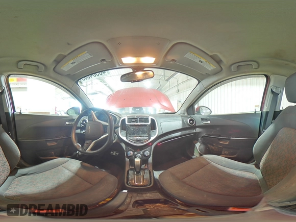 2019 Chevrolet Sonic LT with VIN 1G1JD6SB8K4106291, listed as a Copart auction lot 46584805 with 53,366 mi miles and Salvage title. Bid and sale history available at DreamBid. Image 14.