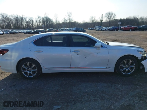 2013 Lexus LS 460 L with VIN JTHDL5EF2D5005596, listed as a IAAI auction lot 41498678 with 105,403 mi miles and . Bid and sale history available at DreamBid. Image 13.