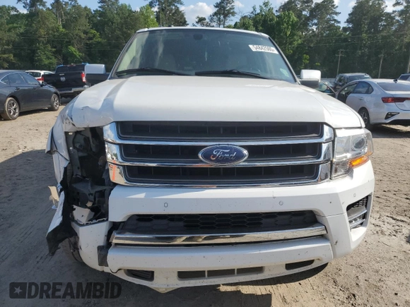 2016 Ford Expedition Limited with VIN 1FMJU1KT1GEF56168, listed as a Copart auction lot 54842505 with 128,885 mi miles and Salvage title. Bid and sale history available at DreamBid. Image 5.