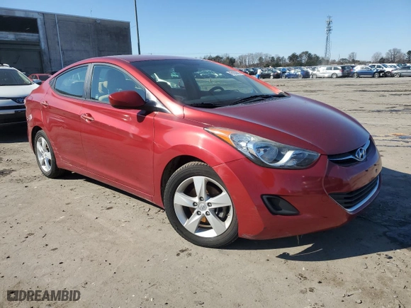 2013 Hyundai Elantra GLS PZEV with VIN 5NPDH4AE9DH352577, listed as a Copart auction lot 45100665 with 84,773 mi miles and Salvage Title. Bid and sale history available at carsss.com. Image 4.
