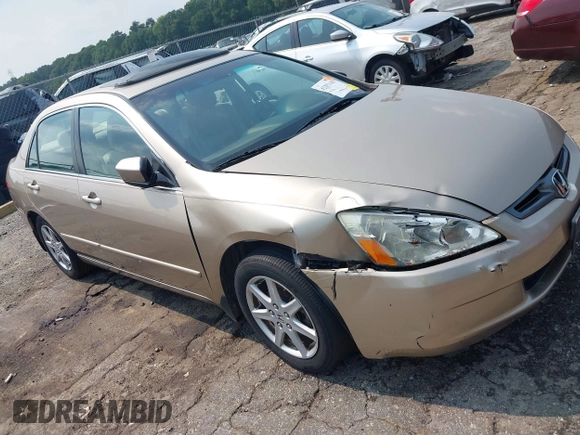 2004 Honda Accord EX with VIN 1HGCM66504A090503, listed as a IAAI auction lot 42351643 with 143,827 mi miles and . Bid and sale history available at DreamBid. Image 1.