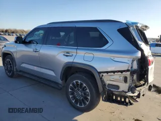 2023 Toyota Sequoia SR5 with VIN 7SVAAABA9PX003645, listed as a Copart auction lot 87644255 with 37,133 mi miles and Salvage Title. Bid and sale history available at carsss.com. Image 2.