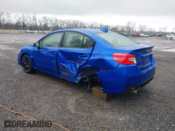2020 Subaru WRX Premium with VIN JF1VA1C65L9828673, listed as a IAAI auction lot 41908348 with 15,465 mi miles. Bid and sale history available at carsss.com. Image 3.