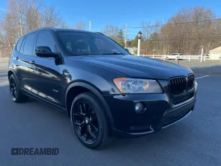 2013 BMW X3 xDrive28i with VIN 5UXWX9C57D0A31965, listed as a Copart auction lot 56250005 with 150,097 mi miles and Clean Title. Bid and sale history available at DreamBid. Image 1.