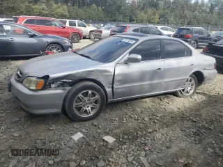 1999 Acura TL with VIN 19UUA5658XA050519, listed as a Copart auction lot 76115334 with 158,248 mi miles and Salvage Title. Bid and sale history available at carsss.com. Image 1.