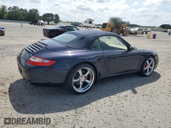 2006 Porsche 911 Carrera S with VIN WP0CB29976S766471, listed as a Copart auction lot 54179625 with 81,061 mi miles and Clean Title. Bid and sale history available at carsss.com. Image 3.