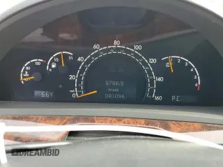 2003 Mercedes-Benz S-Class 5.0L with VIN WDBNG75J03A335168, listed as a Copart auction lot 84562614 with 91,096 mi miles and Salvage Title. Bid and sale history available at carsss.com. Image 9.
