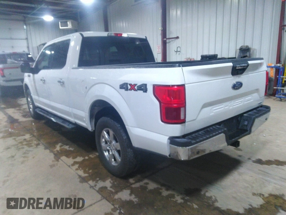 2018 Ford F-150 XL with VIN 1FTFW1EG9JFD55221, listed as a IAAI auction lot 42073862 with 184,281 mi miles and . Bid and sale history available at carsss.com. Image 3.