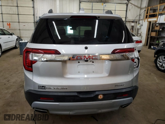 2020 GMC Acadia SLT with VIN 1GKKNULS1LZ163551, listed as a Copart auction lot 49794235 with 61,259 mi miles and Salvage Title. Bid and sale history available at DreamBid. Image 6.