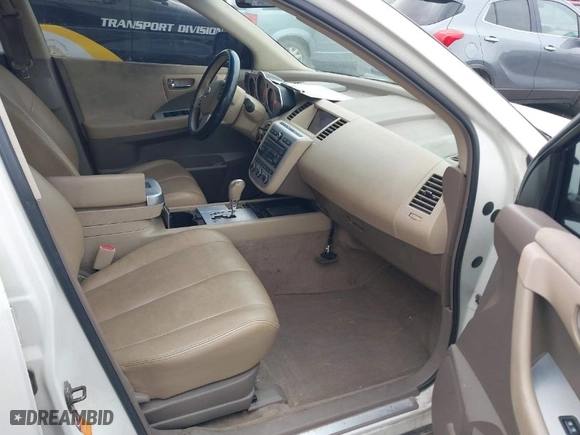 2007 Nissan Murano SL with VIN JN8AZ08W97W626418, listed as a IAAI auction lot 41801228 with 206,287 mi miles. Bid and sale history available at carsss.com. Image 5.