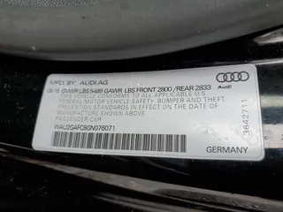 2016 Audi A7 3.0 Prestige with VIN WAU2GAFC8GN076071, listed as a Copart auction lot 48846595 with 83,510 mi miles and Salvage Title. Bid and sale history available at carsss.com. Image 13.
