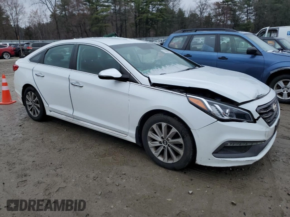 2015 Hyundai Sonata Sport with VIN 5NPE34AF1FH111224, listed as a Copart auction lot 51499875 with 114,895 mi miles and Clean title. Bid and sale history available at DreamBid. Image 4.