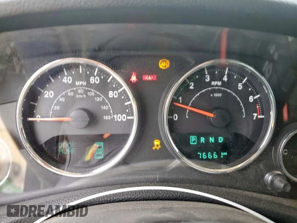 2016 Jeep Wrangler Black Bear with VIN 1C4AJWAG6GL332985, listed as a Copart auction lot 55244945 with 76,661 mi miles and Salvage title. Bid and sale history available at DreamBid. Image 9.