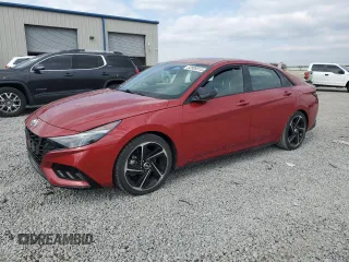 2021 Hyundai Elantra N Line z VIN KMHLR4AF5MU174489, wystawiony jako Copart lot #52009315 z przebiegiem 47 782 mil mil oraz Szkoda całkowita • Salvage title. Historia ofert i sprzedaży dostępna na DreamBid. Obrazek 1.