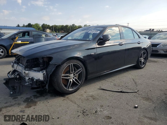 2019 Mercedes-Benz E 53 AMG with VIN WDDZF6BB1KA491463, listed as a Copart auction lot 65467095 with 112,886 mi miles and Salvage title. Bid and sale history available at DreamBid. Image 1.