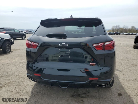2019 Chevrolet Blazer RS with VIN 3GNKBJRS2KS565866, listed as a Copart auction lot 53720125 with 88,955 mi miles and Salvage Title. Bid and sale history available at carsss.com. Image 6.