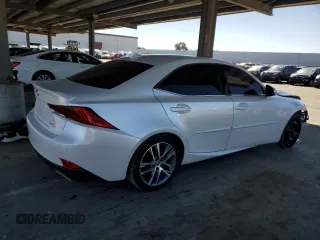 2020 Lexus IS 300 with VIN JTHDA1D27L5108881, listed as a Copart auction lot 46717135 with 41,560 mi miles and Salvage title. Bid and sale history available at DreamBid. Image 3.