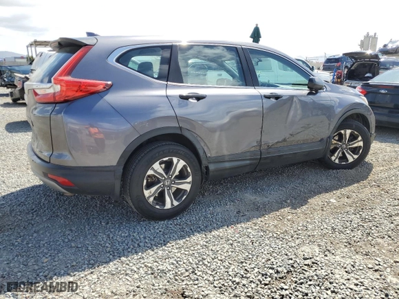 2017 Honda CR-V LX with VIN 5J6RW5H33HL000208, listed as a Copart auction lot 51018995 with 134,789 mi miles and Salvage Title. Bid and sale history available at carsss.com. Image 3.
