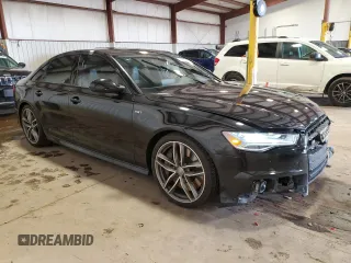 2018 Audi S6 Prestige with VIN WAUHFAFCXJN105218, listed as a Copart auction lot 51214475 with 56,996 mi miles and Salvage Title. Bid and sale history available at carsss.com. Image 4.