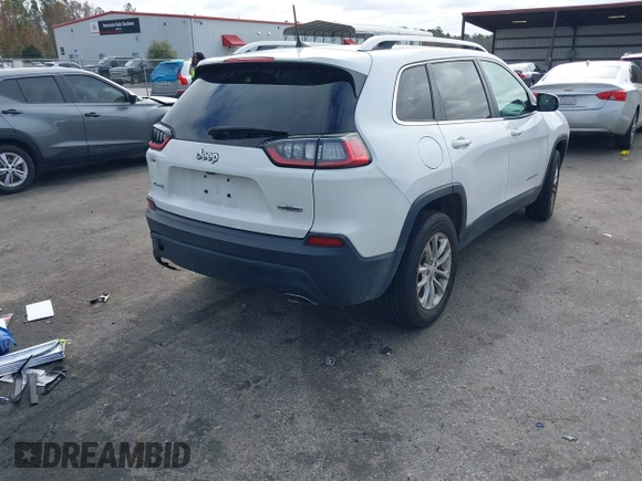 2019 Jeep Cherokee Latitude with VIN 1C4PJMCX0KD336934, listed as a IAAI auction lot 41172828 with 47,477 mi miles. Bid and sale history available at carsss.com. Image 4.