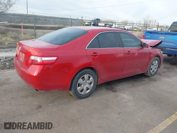 2007 Toyota Camry CE with VIN 4T1BE46K77U150924, listed as a IAAI auction lot 41798592 with 130,696 mi miles. Bid and sale history available at carsss.com. Image 4.