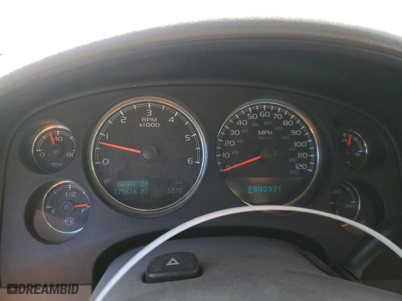 2009 Chevrolet Silverado 1500 LTZ with VIN 1GCEK39049Z272306, listed as a Copart auction lot 46627195 with 175,616 mi miles and Salvage Title. Bid and sale history available at carsss.com. Image 9.