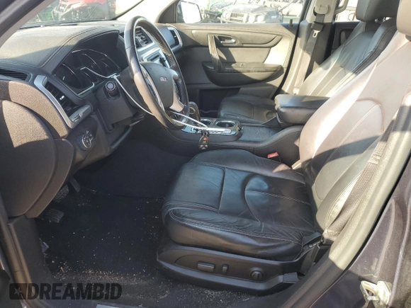 2014 GMC Acadia SLT z VIN 1GKKRRKD5EJ181721, wystawiony jako Copart lot #50465495 z przebiegiem 148 636 mil mil oraz Szkody całkowita. Historia ofert i sprzedaży dostępna na DreamBid. Obrazek 7.