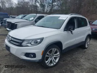 2012 Volkswagen Tiguan S with VIN WVGBV7AX0CW543697, listed as a IAAI auction lot 41853077 with 113,002 mi miles and . Bid and sale history available at DreamBid. Image 2.