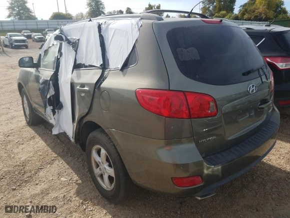 2007 Hyundai Santa Fe GLS with VIN KM8SG13D57U098448, listed as a Copart auction lot 33051641 with 0 mi miles and Non Repairable. Bid and sale history available at carsss.com. Image 3.