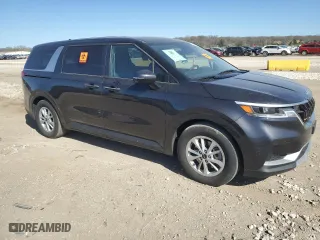 2024 Kia Carnival LX with VIN KNDNB4H33R6315598, listed as a Copart auction lot 50732584 with 22,099 mi miles and Non Repairable. Bid and sale history available at carsss.com. Image 4.